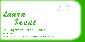 laura kredl business card